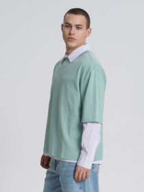 Футболка Роза Модель 240652_turquoise Фото