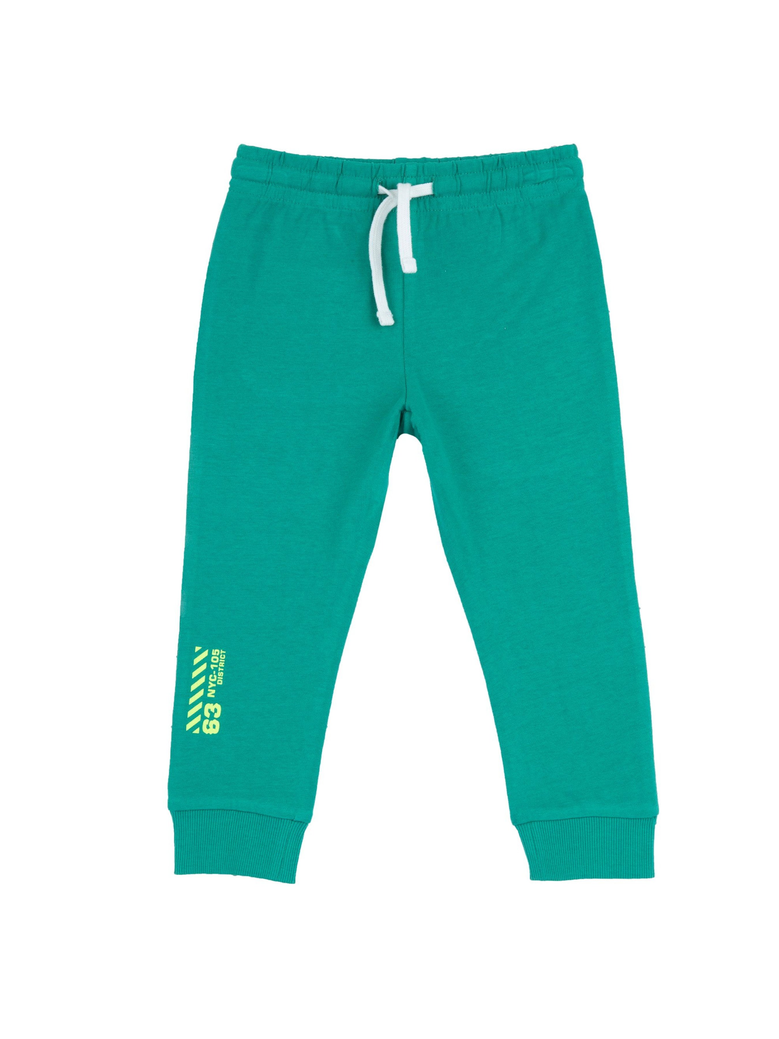 Бавовняні Дитячі Спортивні штани Chicco  (8051700315835) колір бірюзовий