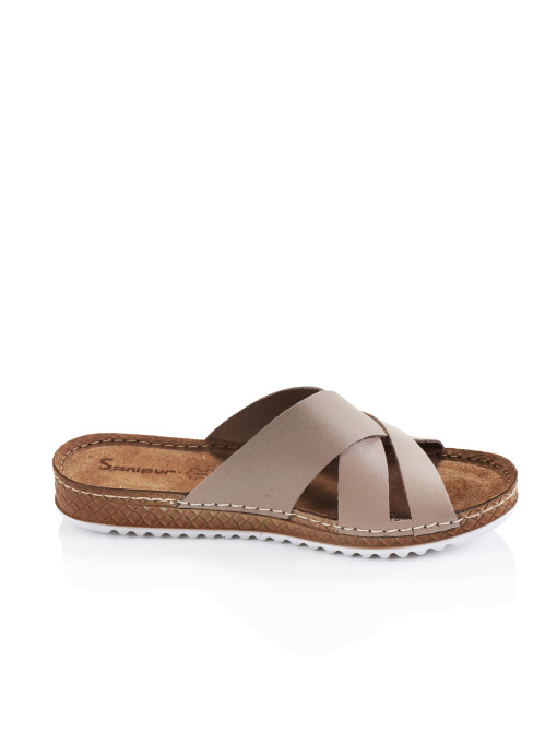 Шлепанцы Derisan модель V0-0005-beige Фото