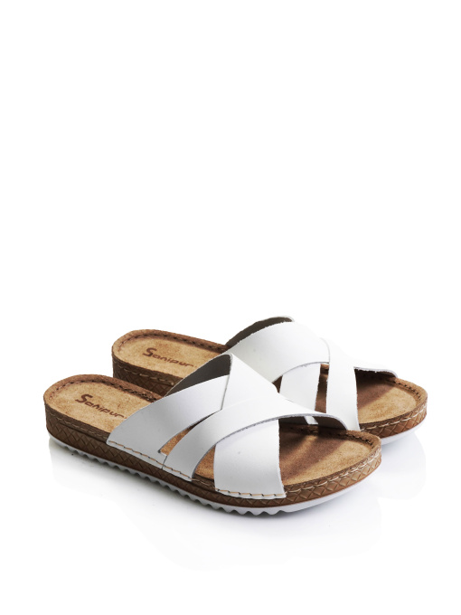 Шлепанцы Derisan модель V0-0005-white Фото