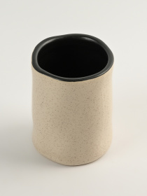 Подставка для зубных щеток "Porto" бежевая/черная MBM MY HOME модель BA-33 BEIGE/BLACK Фото