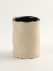 Підставка для зубних щіток "Porto" бежева/чорна MBM HOME модель BA-33 BEIGE/BLACK Фото