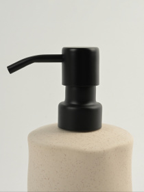 Диспенсер для жидкого мыла "Porto" бежевый/черный MBM HOME модель BA-34 BEIGE/BLACK Диспенсер для жидкого мыла "Porto" бежевый/черный MBM HOME модель BA-34 BEIGE/BLACK Фото