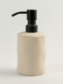 Диспенсер для жидкого мыла "Porto" бежевый/черный MBM HOME модель BA-34 BEIGE/BLACK Диспенсер для жидкого мыла "Porto" бежевый/черный MBM HOME модель BA-34 BEIGE/BLACK Фото