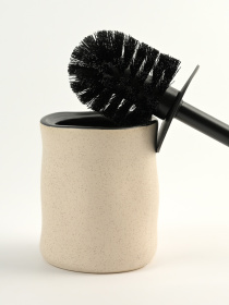 Ершик для унитаза "Porto" бежевый/черный MBM HOME модель BA-35 BEIGE/BLACK Фото
