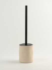 Ершик для унитаза "Porto" бежевый/черный MBM HOME модель BA-35 BEIGE/BLACK Фото