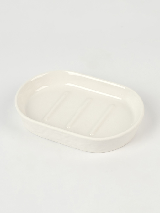 Мыльница "Singapore" белая MBM MY HOME модель BA-36 WHITE Фото