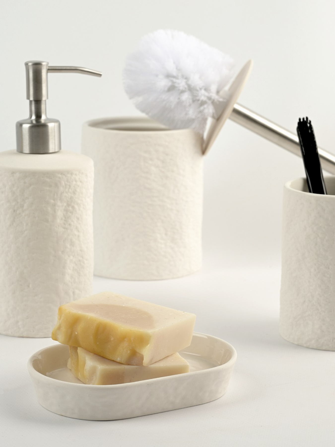 Подставка для зубных щеток "Singapore" белая MBM MY HOME модель BA-37 WHITE Фото