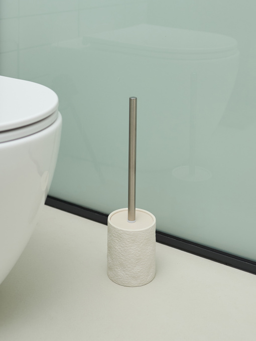 Йоржик для унітазу "Singapore" білий MBM HOME модель BA-39 WHITE Фото