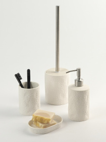 Набор аксессуаров для ванной комнаты "Singapore" белый MBM MY HOME модель MVM-MH-43 WHITE Фото