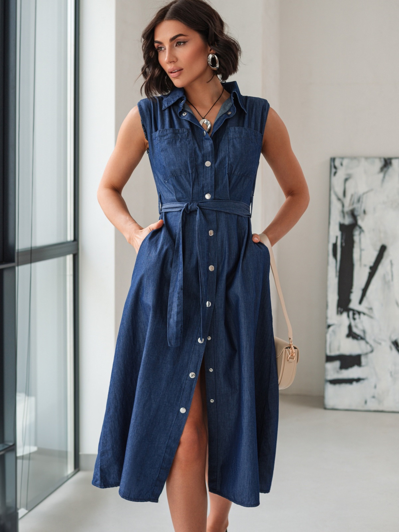 Платье миди Dressa модель 72991 Фото