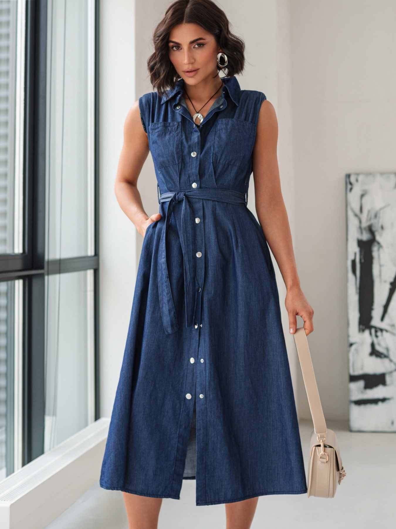 Платье миди Dressa модель 72991 Фото