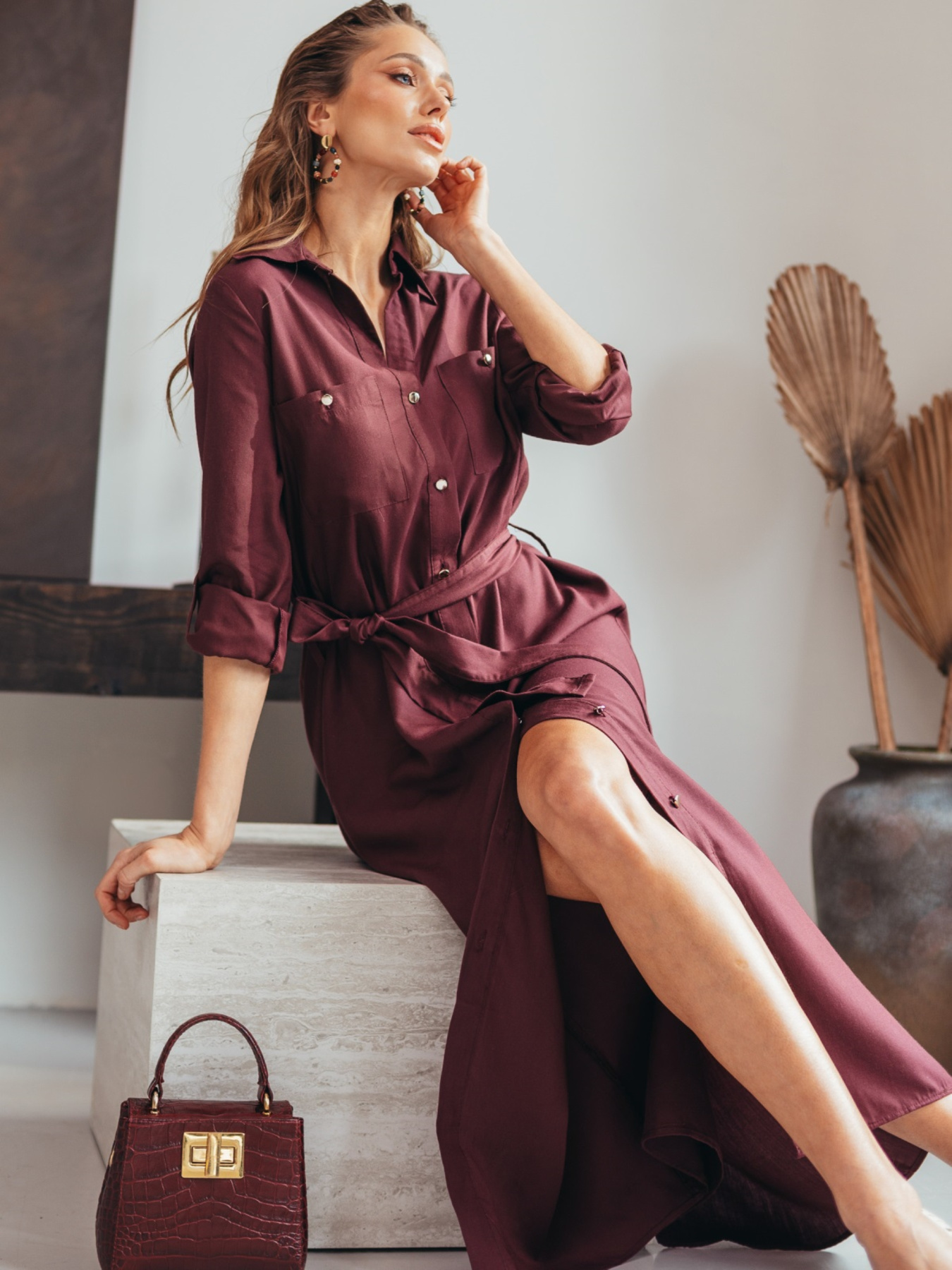 Платье миди Dressa модель 73857 Фото