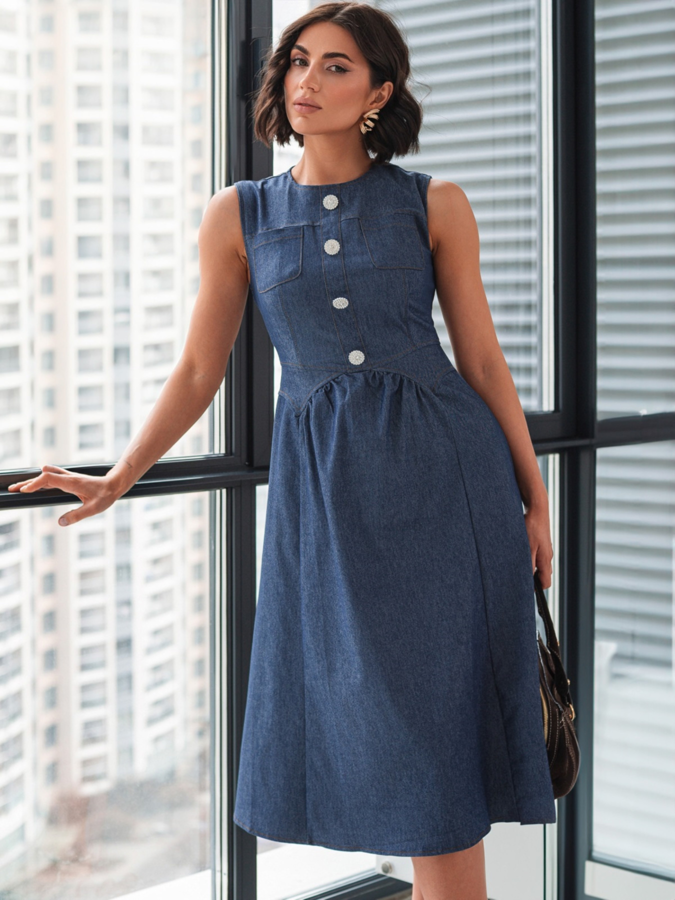 Сукня міді Dressa модель 73710 Фото