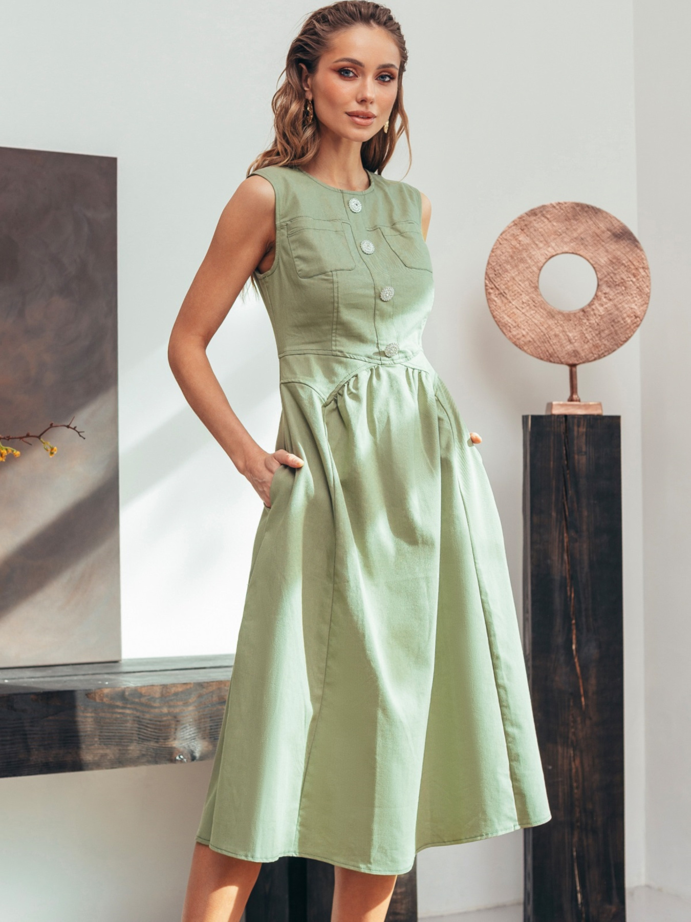 Платье миди Dressa модель 73712 Фото