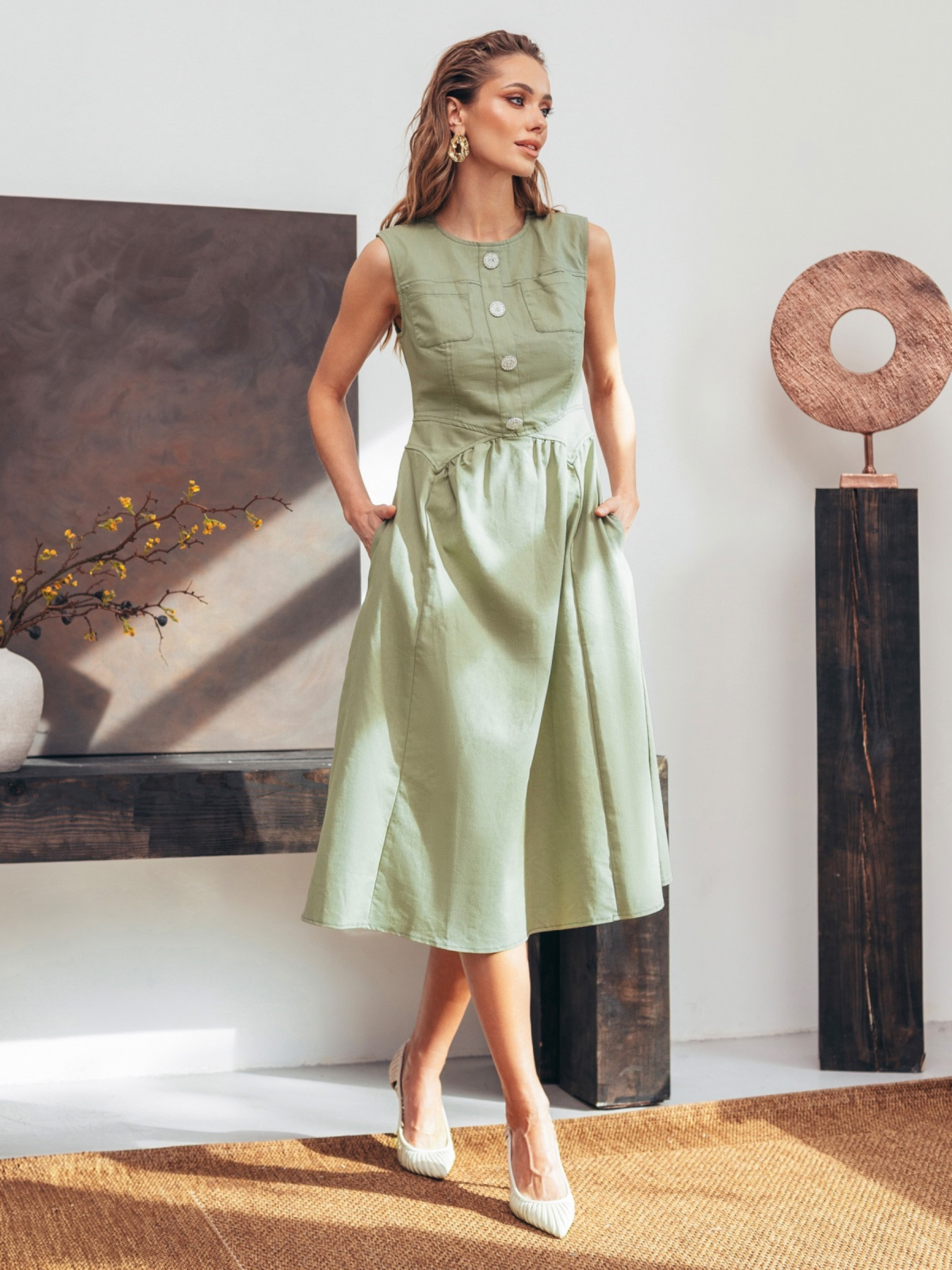 Сукня міді Dressa модель 73712 Фото