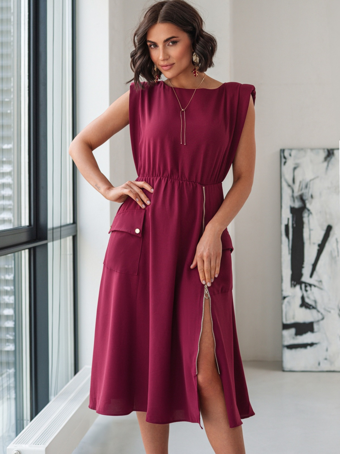 Платье миди Dressa модель 73720 Фото