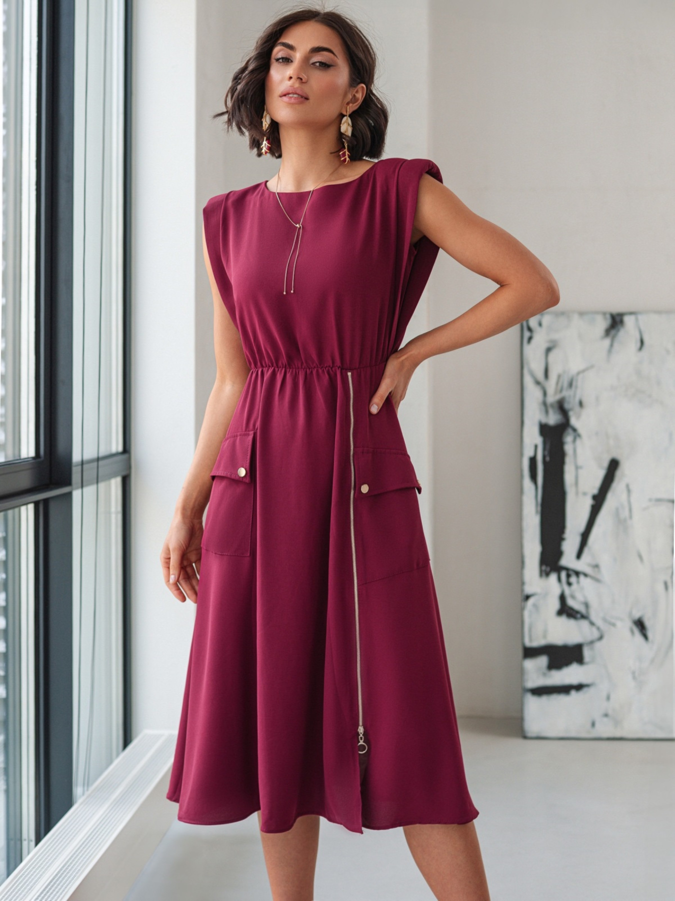 Сукня міді Dressa модель 73720 Фото