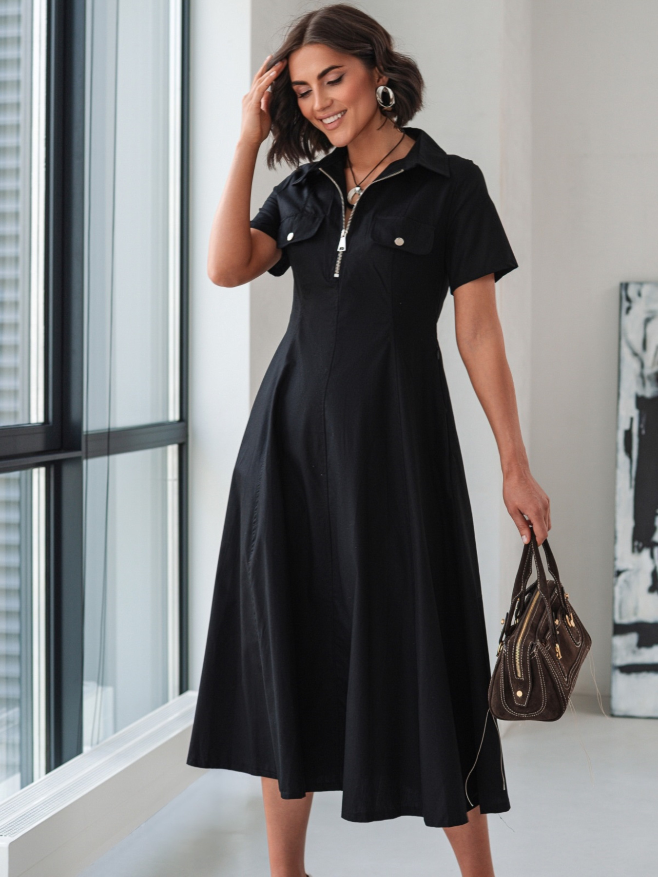 Сукня міді Dressa модель 73740 Фото