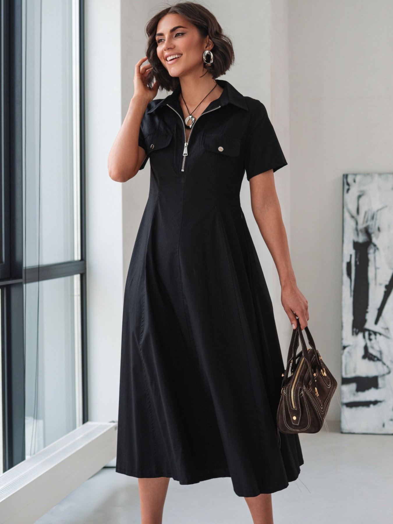 Сукня міді Dressa модель 73740 Фото