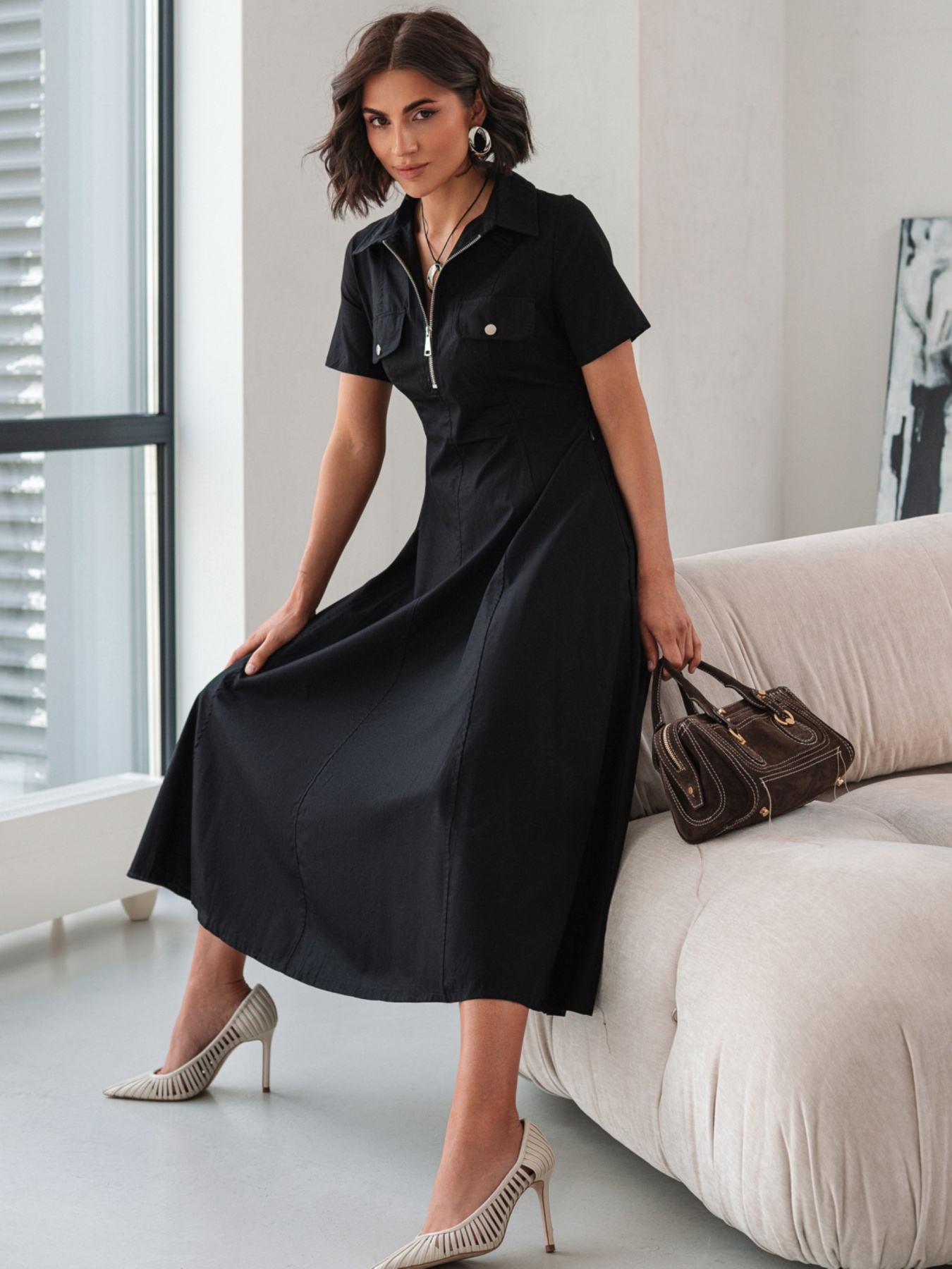 Сукня міді Dressa модель 73740 Фото