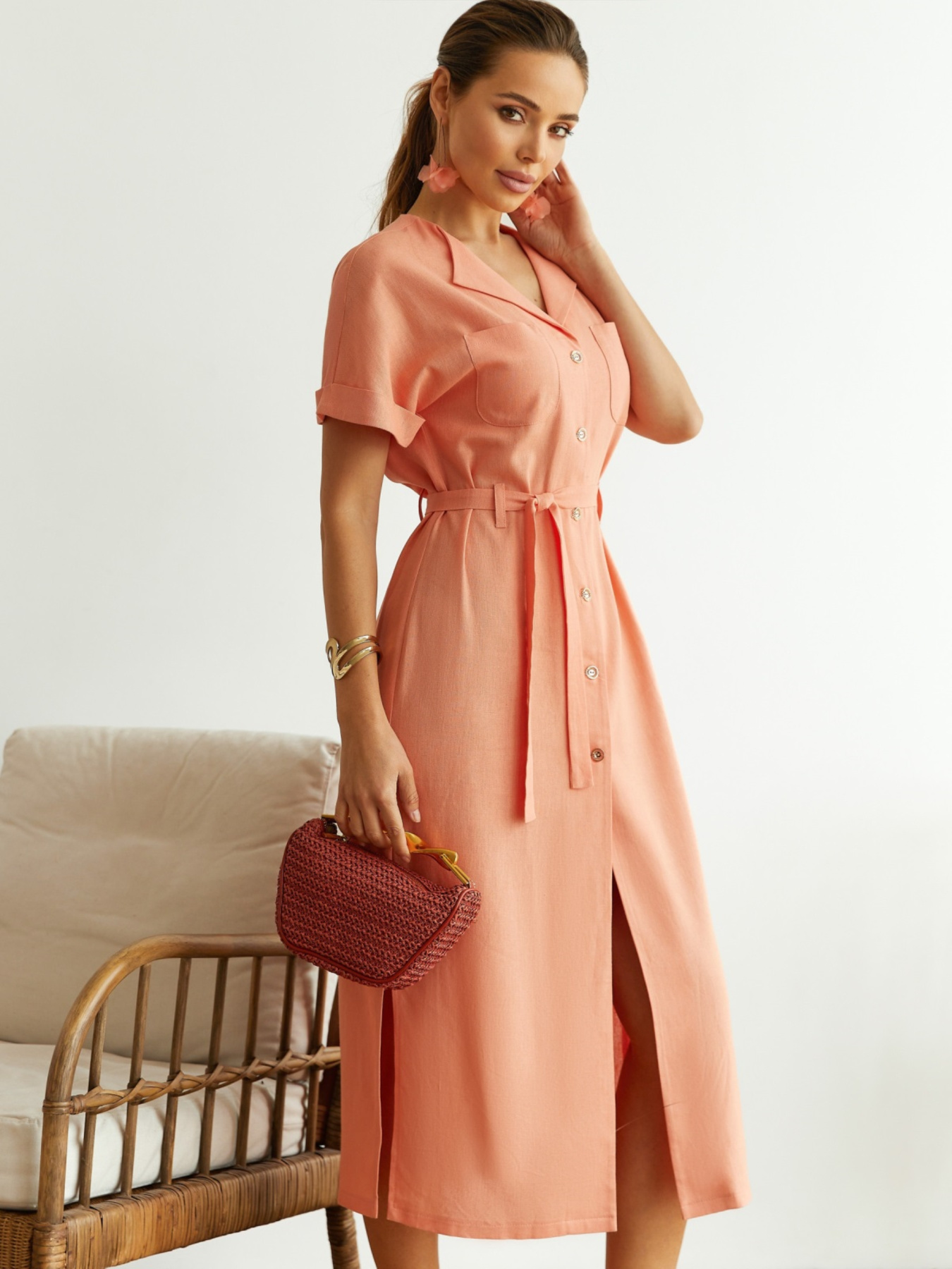 Платье миди Dressa модель 74302 Фото