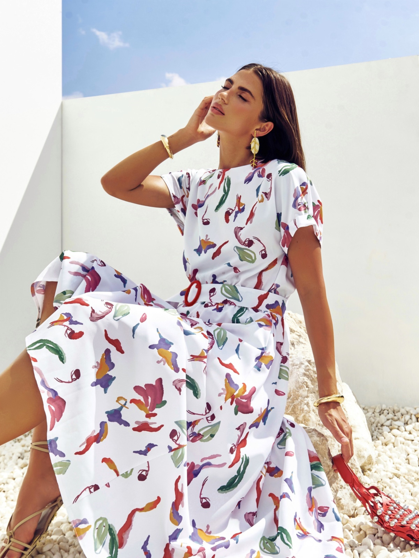 Платье миди Dressa модель 69960 Фото