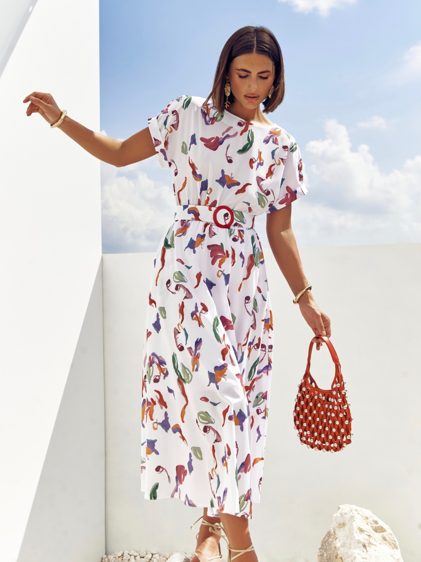 Платье миди Dressa модель 69960 Фото