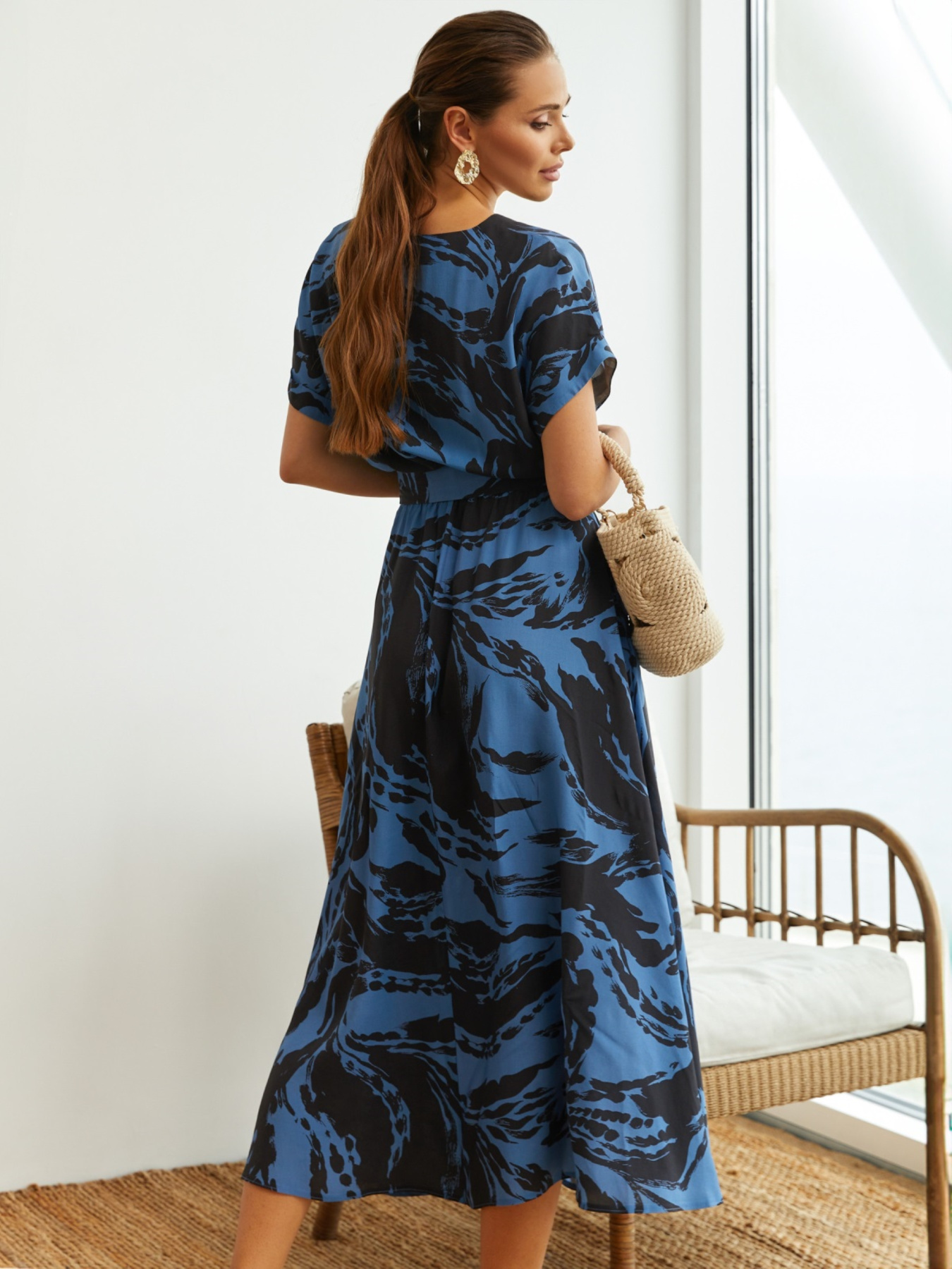 Платье миди Dressa модель 74455 Фото