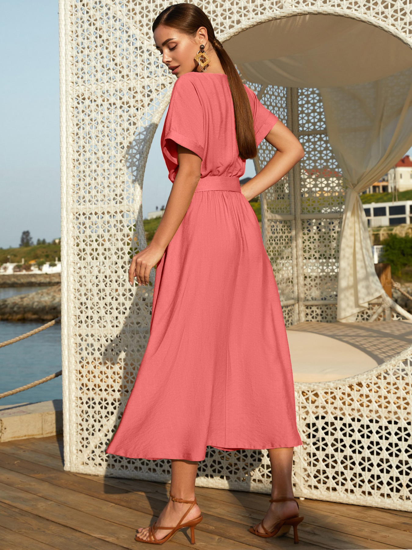 Платье миди Dressa модель 57043 Фото