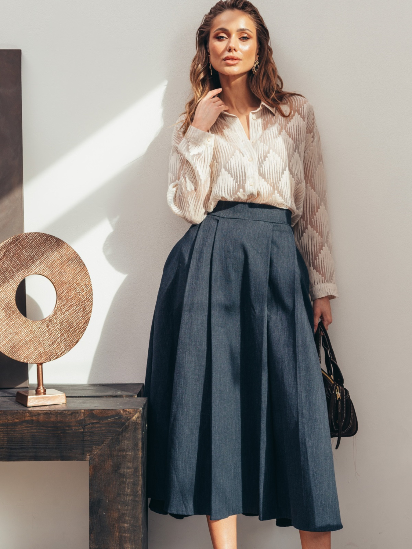 Юбка миди Dressa модель 73861 Фото