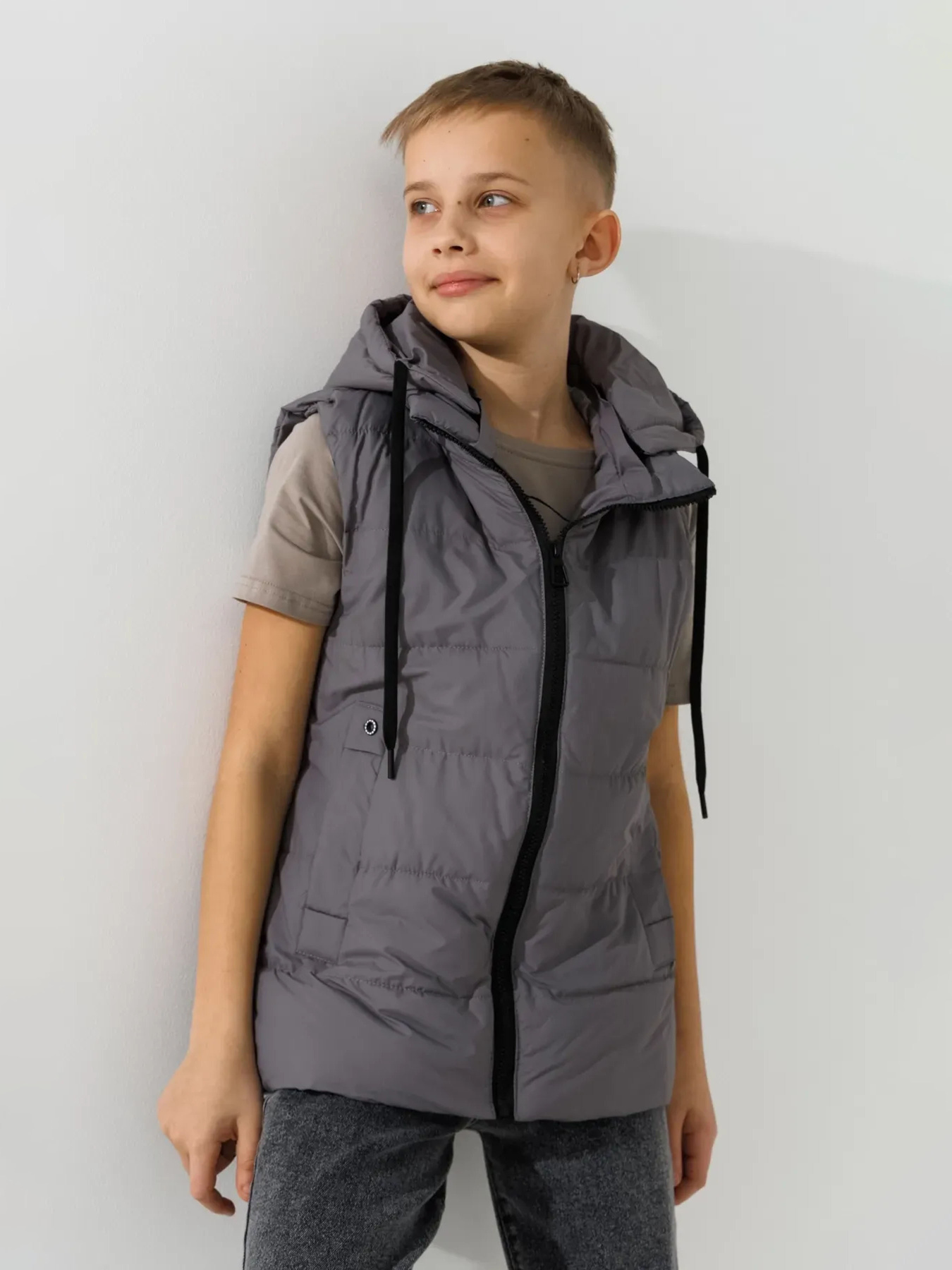 Утепленный жилет Dinomin модель 2000990869296 Фото