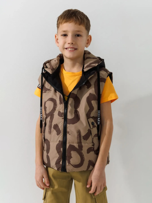 Утеплений жилет Dinomin модель 2000990868602 Фото