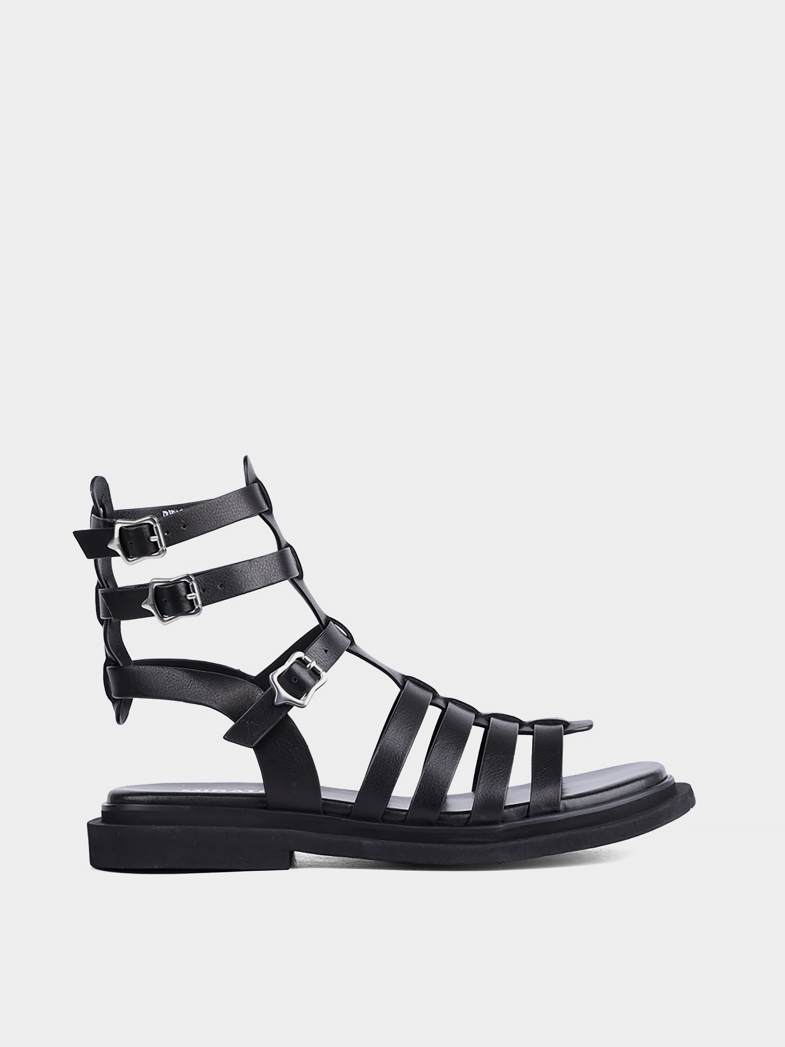 Шкіряні Жіночі Сандалії MIRATON  (000198270) колір чорний