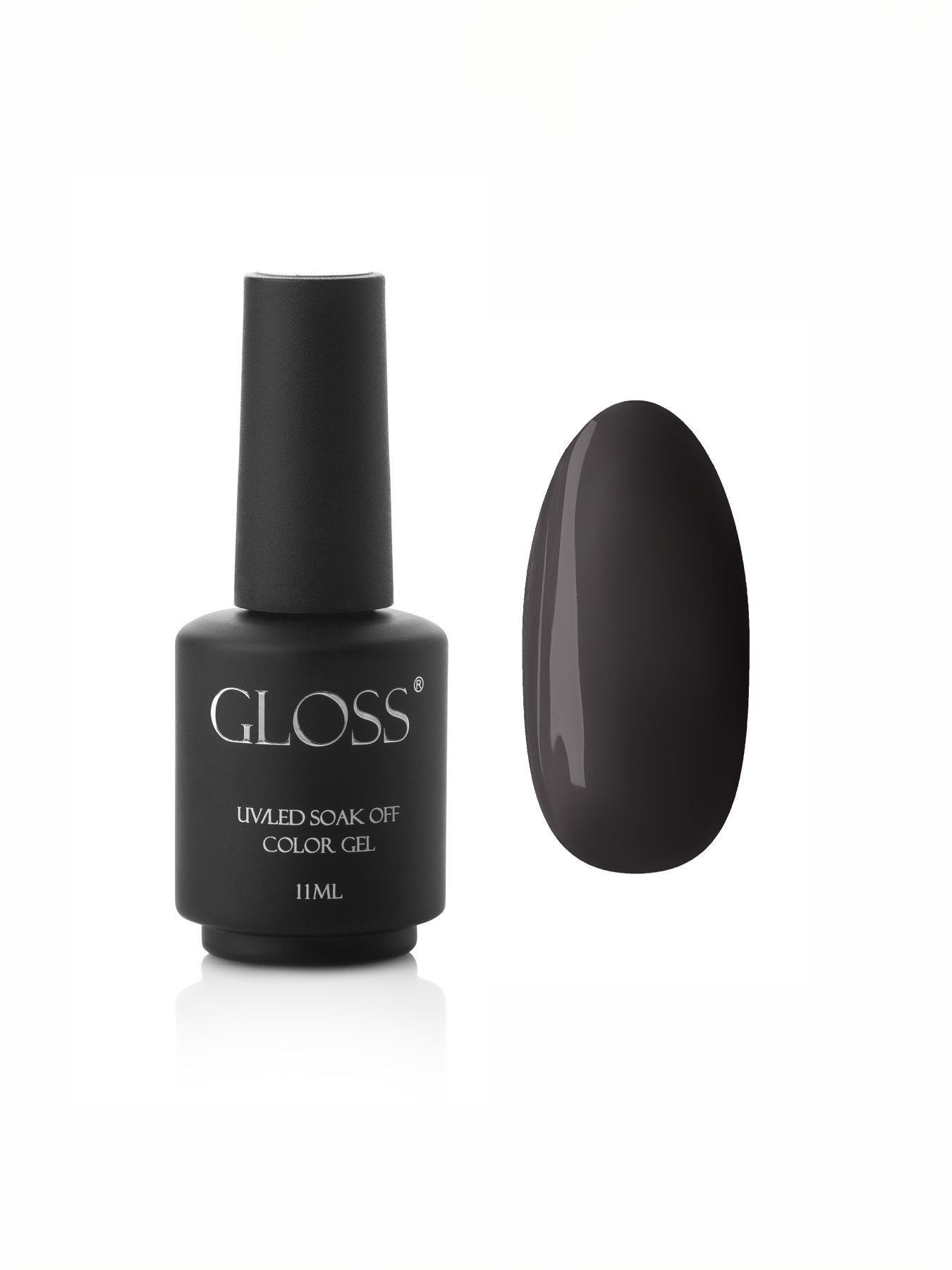 Гель-лак GLOSS 711, холодный коричневый GLOSS COMPANY модель 4823271401934 Фото