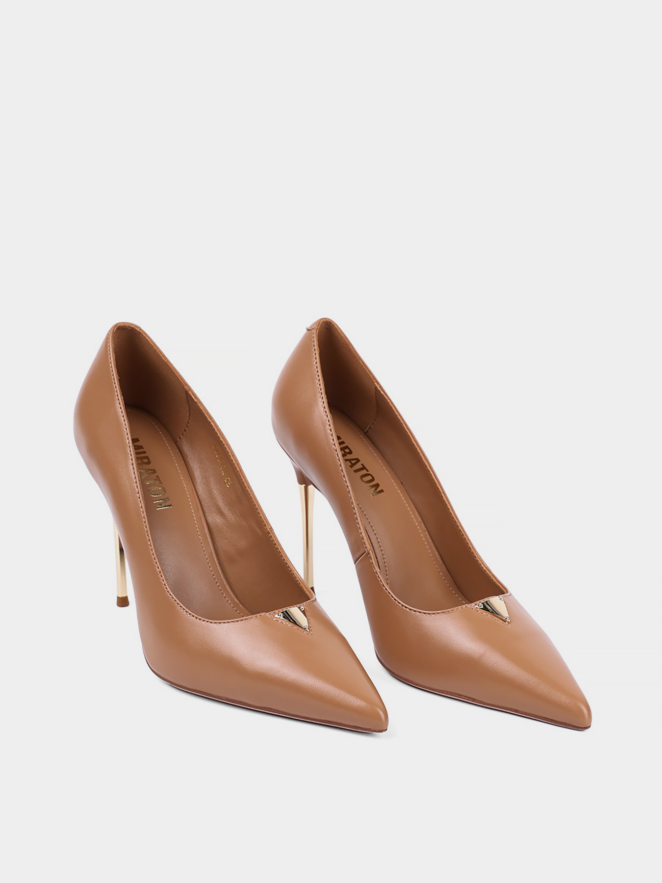 Туфли на каблуках MIRATON модель 2401-02 Фото
