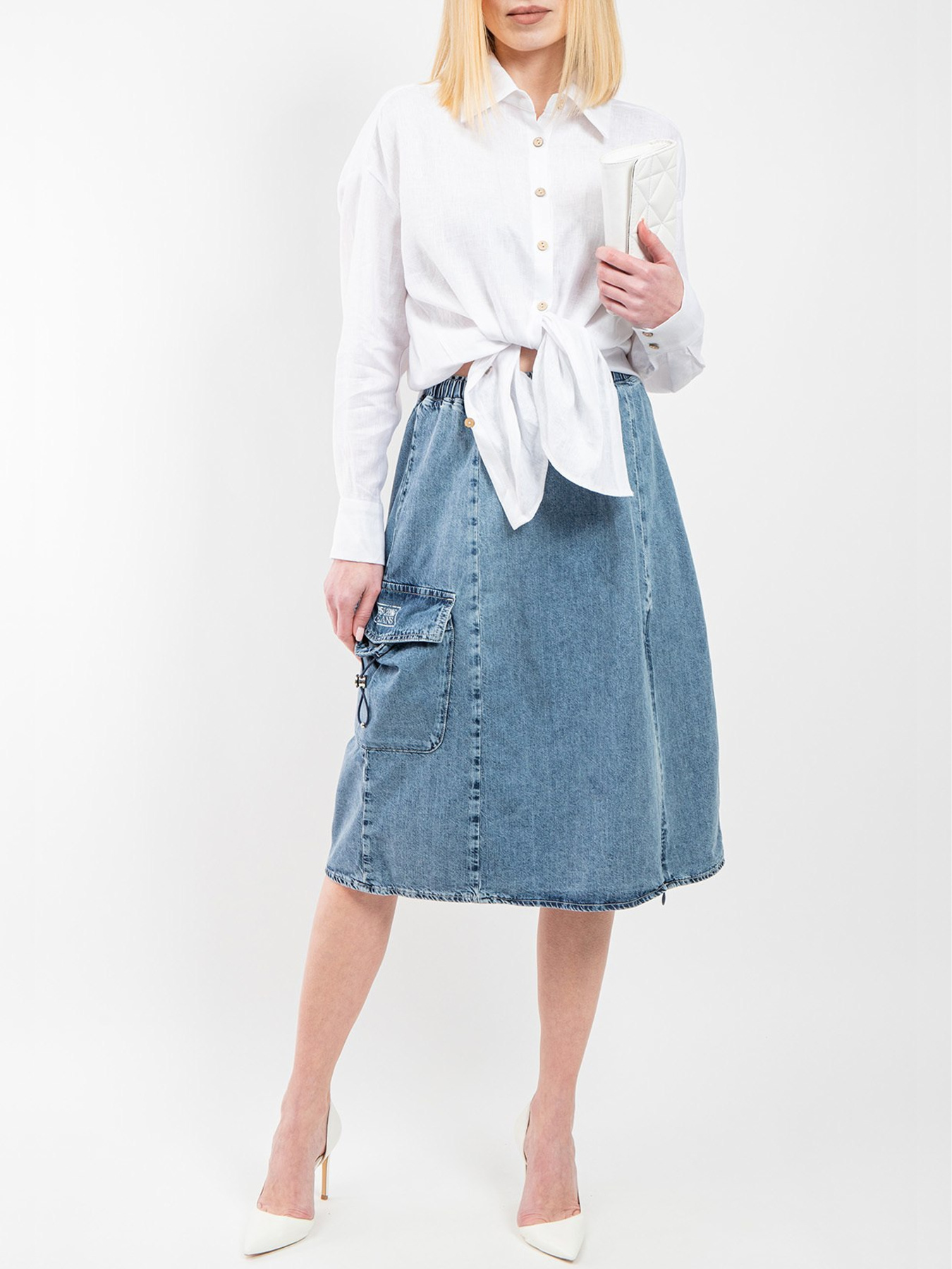 Джинсова спідниця Moschino модель 251K2A010737211294 Фото