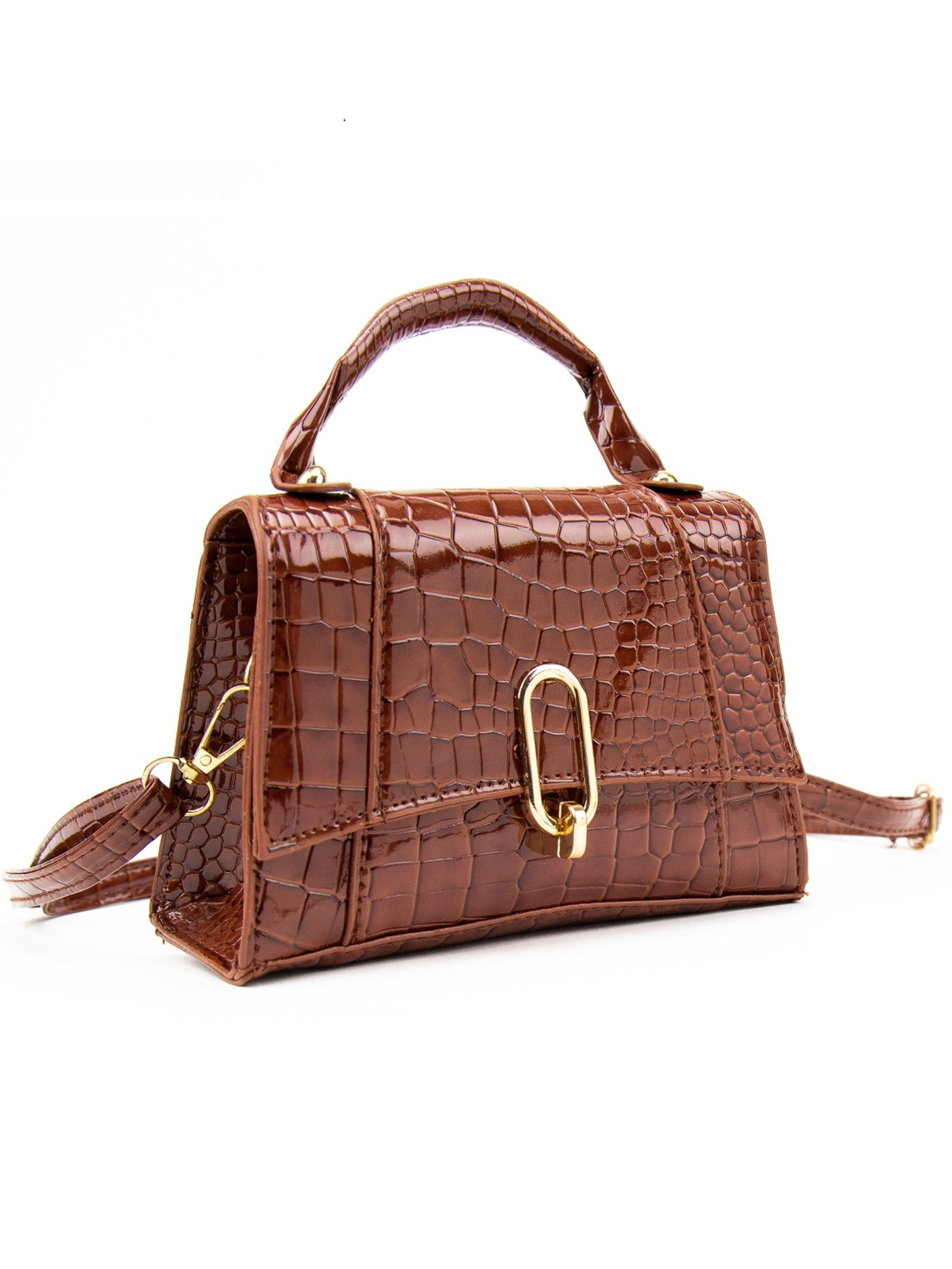 RoyalBag Крос-боді (P2-17068985C) Жіноче, колір - Коричневий, матеріал - Штучна шкіра