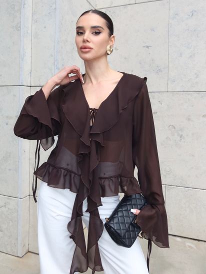 Блуза Jadone Fashion модель Blouse_Camellia_chok — фото 5 - INTERTOP