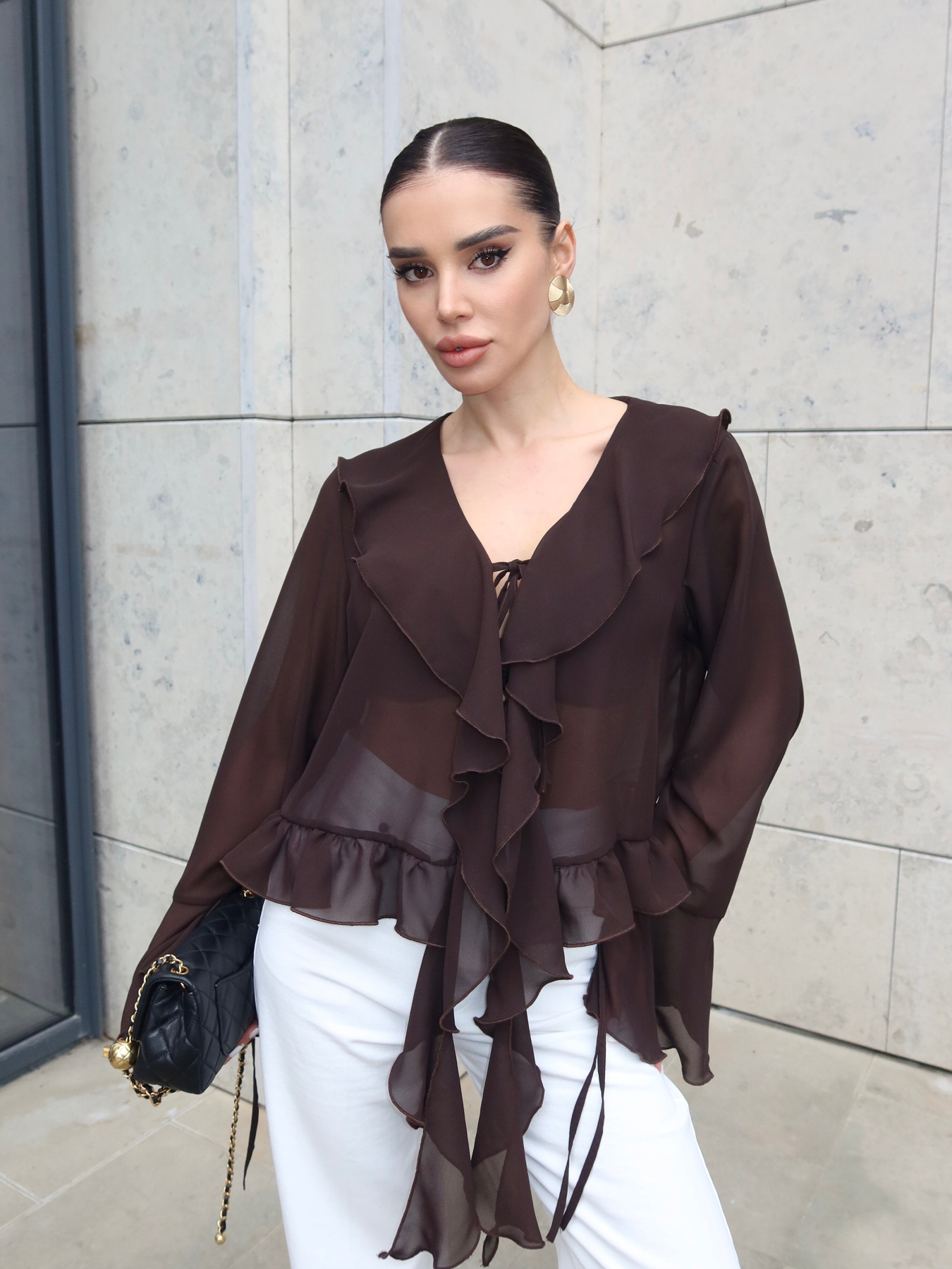 Блуза Jadone Fashion модель Blouse_Camellia_chok Фото
