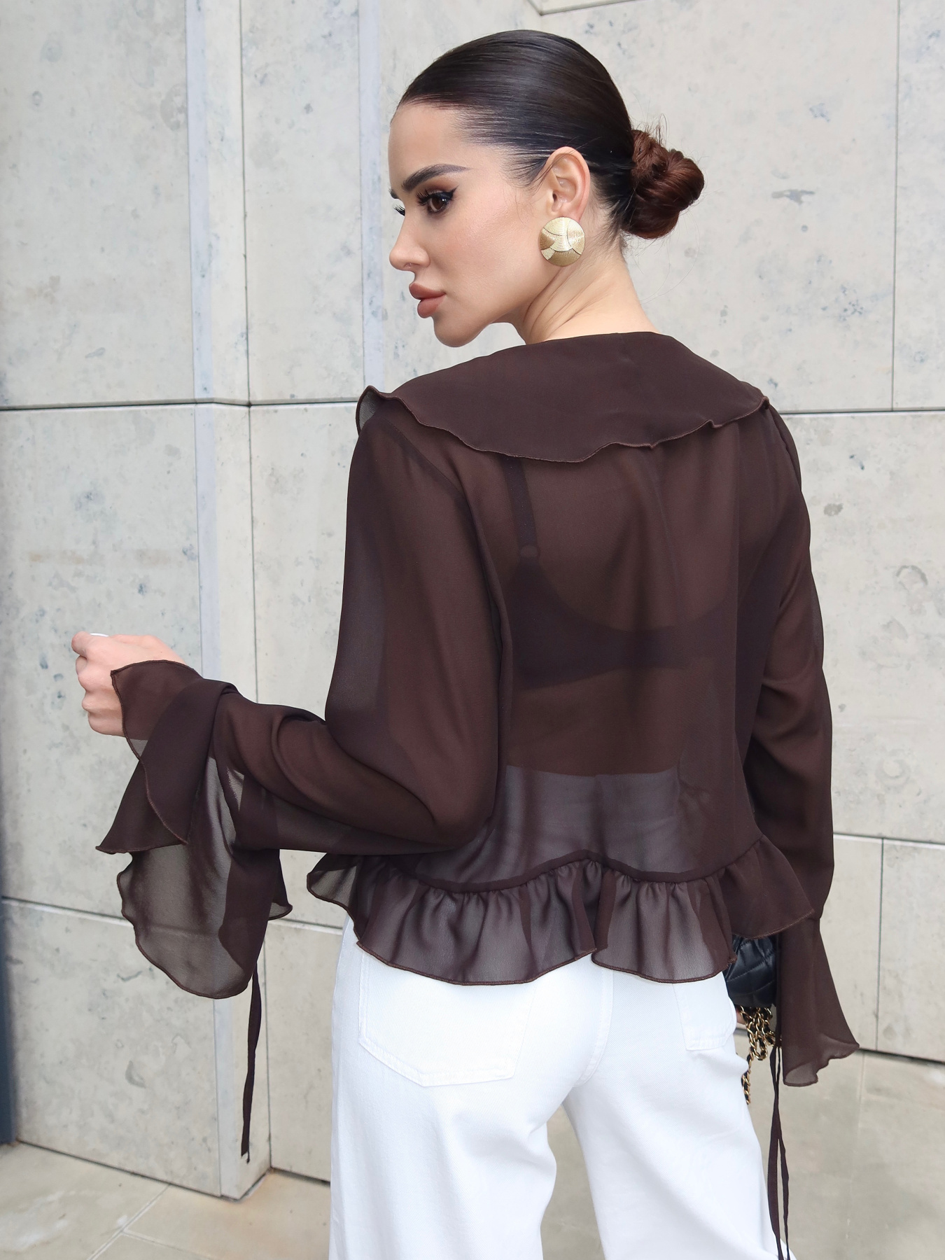Блуза Jadone Fashion модель Blouse_Camellia_chok Фото