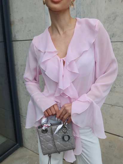 Блуза Jadone Fashion модель Blouse_Camellia_rozeva — фото 6 - INTERTOP