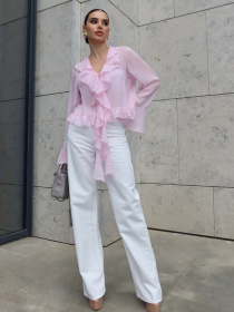 Блуза Jadone Fashion модель Blouse_Camellia_rozeva Блуза Jadone Fashion модель Blouse_Camellia_rozeva Фото