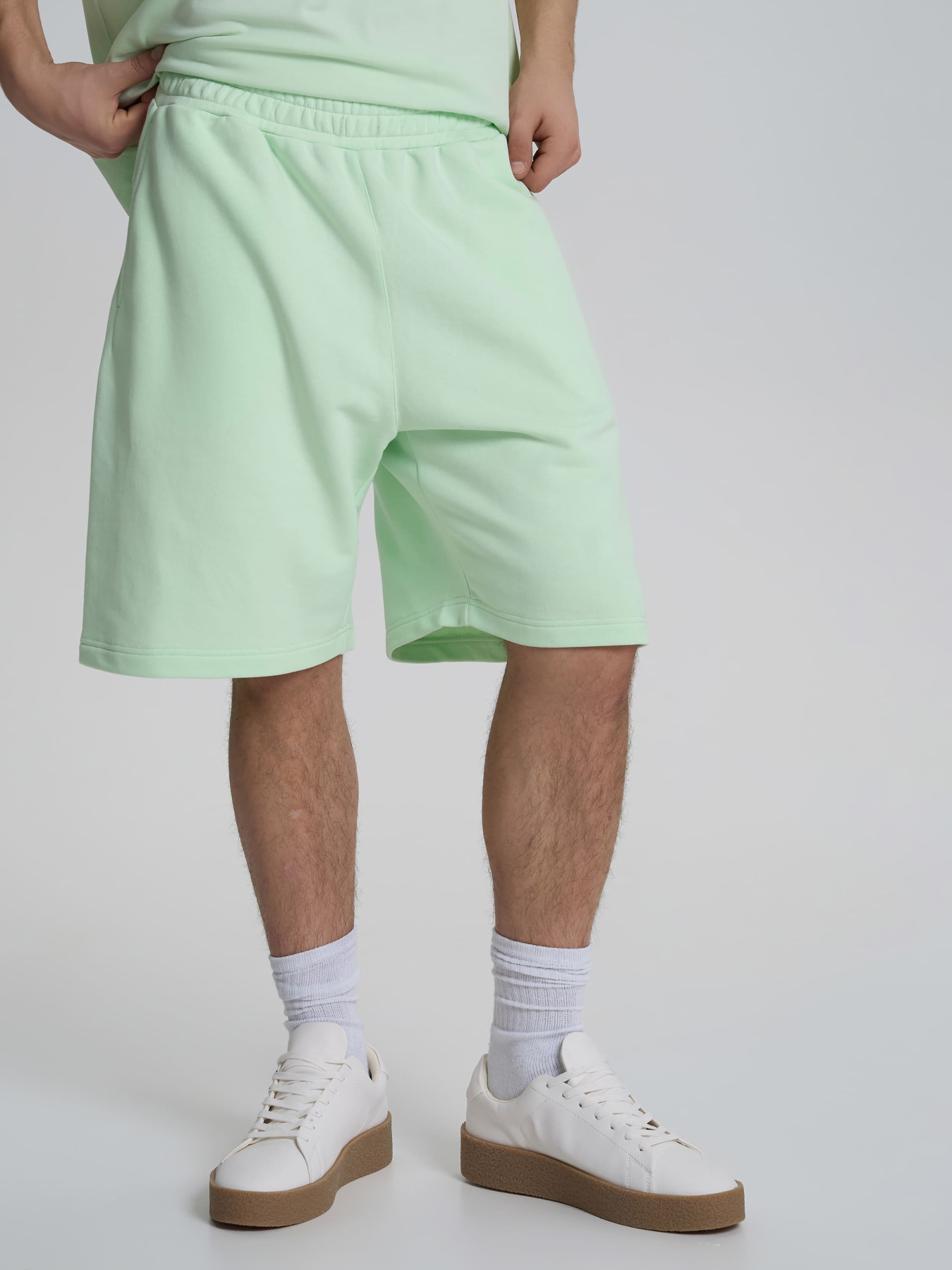 Повсякденні шорти Роза модель 240625_light_green Фото