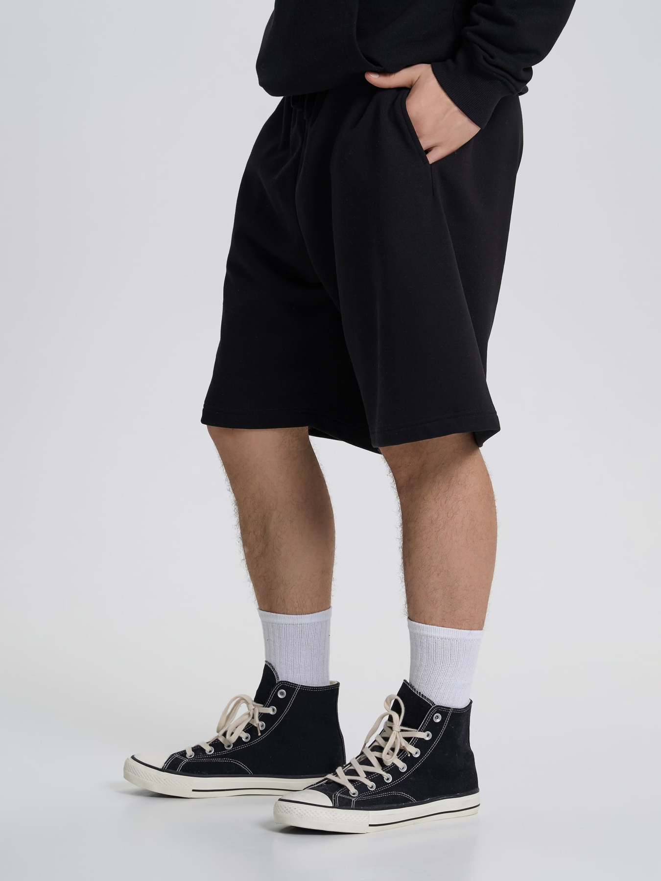 Повседневные шорты Роза модель 240625_black Фото