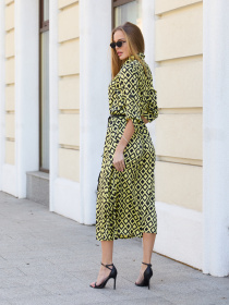 Платье макси MilaNova модель Платье Ф-80 лимонный Фото