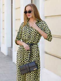 Платье макси MilaNova модель Платье Ф-80 лимонный Фото