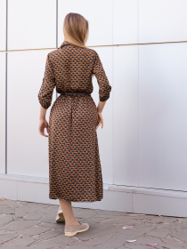 Сукні MilaNova модель Платье Ф-80 терракотовый Фото