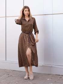 Сукні MilaNova модель Платье Ф-80 терракотовый Фото