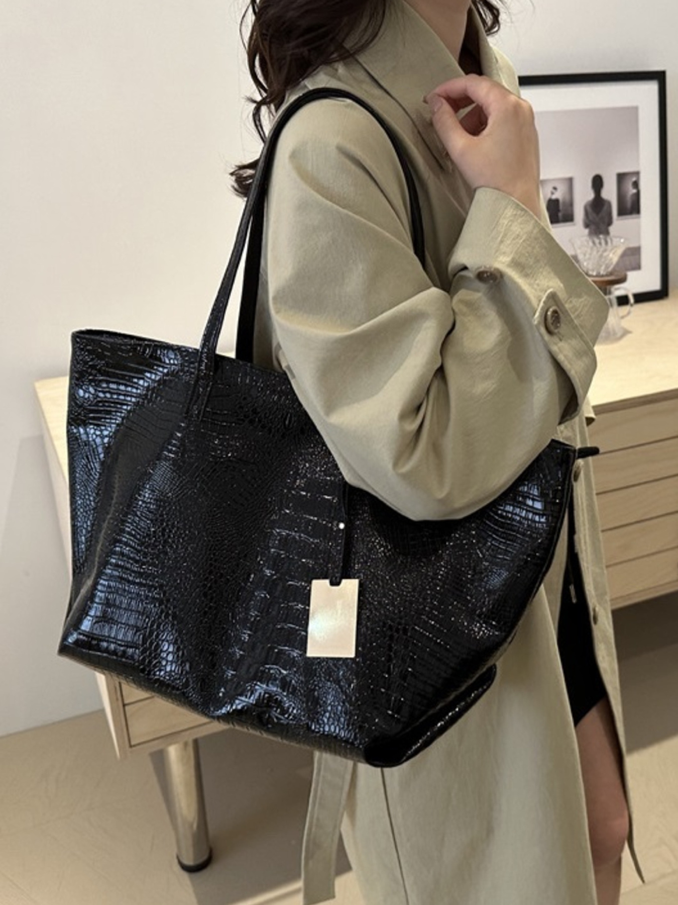 Шоппер RoyalBag модель P1-6830A Фото